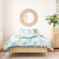 Jade Vine Lei Hawaii Bedding Set Aloha Seamless Tropical Leaves - Polynesian Pride