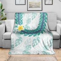Jade Vine Lei Hawaii Blanket Aloha Seamless Tropical Leaves - Polynesian Pride