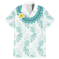 Jade Vine Lei Hawaii Family Matching Mermaid Dress and Hawaiian Shirt Aloha Seamless Tropical Leaves - Polynesian Pride
