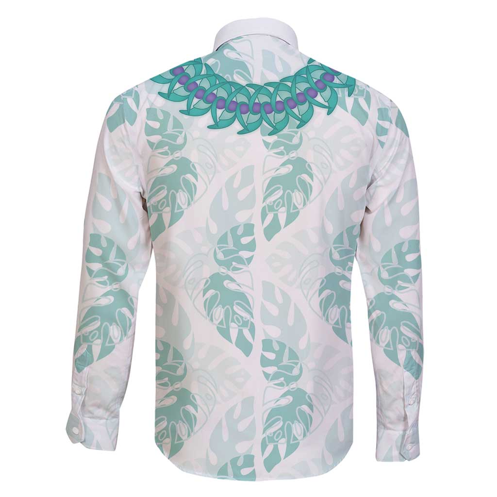 Jade Vine Lei Hawaii Family Matching Puletasi and Hawaiian Shirt Aloha Seamless Tropical Leaves - Polynesian Pride