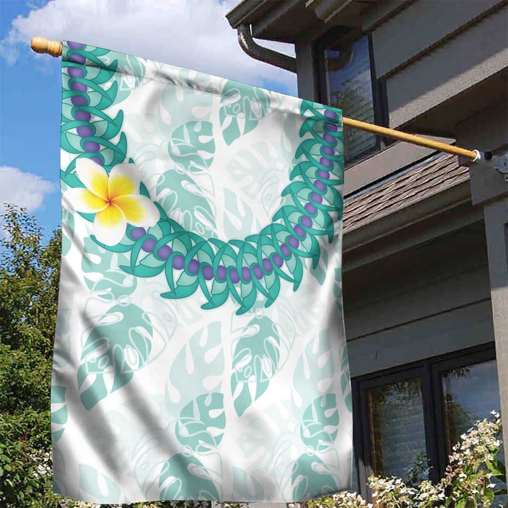 Jade Vine Lei Hawaii Garden Flag Aloha Seamless Tropical Leaves - Polynesian Pride