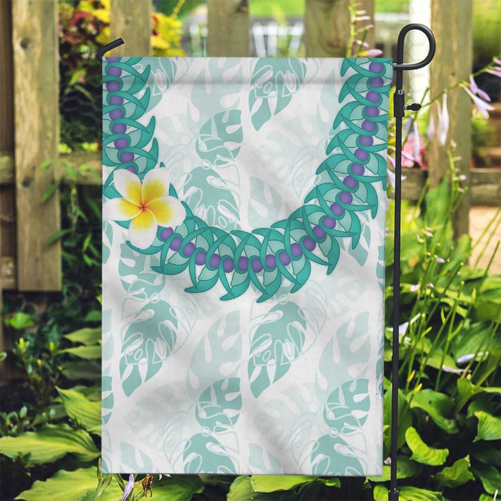 Jade Vine Lei Hawaii Garden Flag Aloha Seamless Tropical Leaves - Polynesian Pride