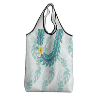 Jade Vine Lei Hawaii Grocery Bag Aloha Seamless Tropical Leaves - Polynesian Pride