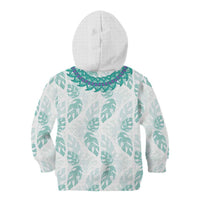 Jade Vine Lei Hawaii Kid Hoodie Aloha Seamless Tropical Leaves - Polynesian Pride