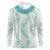 Jade Vine Lei Hawaii Long Sleeve Polo Shirt Aloha Seamless Tropical Leaves - Polynesian Pride