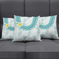Jade Vine Lei Hawaii Pillow Cover Aloha Seamless Tropical Leaves - Polynesian Pride