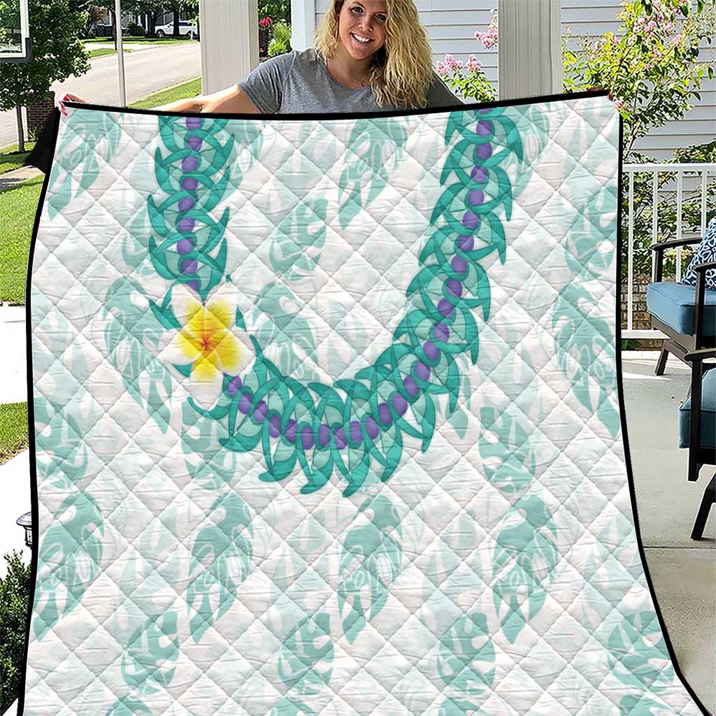 Jade Vine Lei Hawaii Quilt Aloha Seamless Tropical Leaves - Polynesian Pride