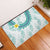 Jade Vine Lei Hawaii Rubber Doormat Aloha Seamless Tropical Leaves - Polynesian Pride