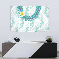 Jade Vine Lei Hawaii Tapestry Aloha Seamless Tropical Leaves - Polynesian Pride