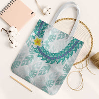 Jade Vine Lei Hawaii Tote Bag Aloha Seamless Tropical Leaves - Polynesian Pride