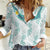 Jade Vine Lei Hawaii Women Casual Shirt Aloha Seamless Tropical Leaves - Polynesian Pride