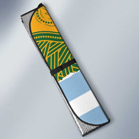 Rugby 2025 Championship Auto Sun Shade Southern Hemisphere Countries Mascots - Polynesian Pride