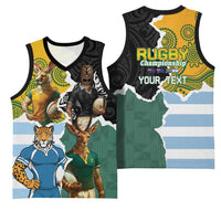 Personalised Rugby 2025 Championship Basketball Jersey Southern Hemisphere Countries Mascots - Polynesian Pride