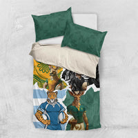 Rugby 2025 Championship Bedding Set Southern Hemisphere Countries Mascots - Polynesian Pride