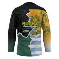 Personalised Rugby 2025 Championship Hockey Jersey Southern Hemisphere Countries Mascots - Polynesian Pride