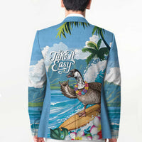 Aloha Hawaii Shaka Nene Goose Blazer Surfing Take It Easy - Polynesian Pride