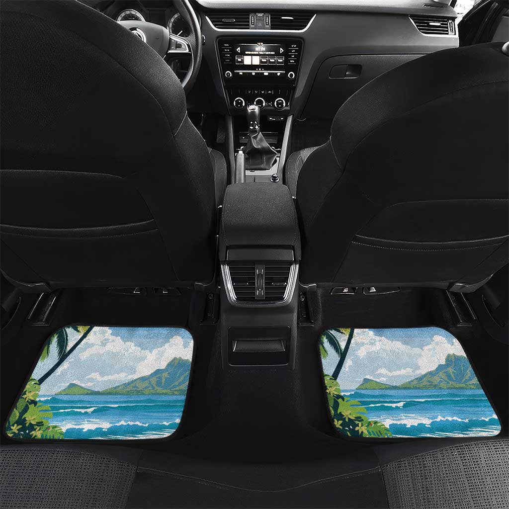 Aloha Hawaii Shaka Nene Goose Car Mats Surfing Take It Easy - Polynesian Pride