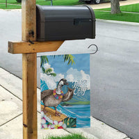 Aloha Hawaii Shaka Nene Goose Garden Flag Surfing Take It Easy - Polynesian Pride