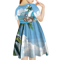 Aloha Hawaii Shaka Nene Goose Kid Short Sleeve Dress Surfing Take It Easy LT14 - Polynesian Pride