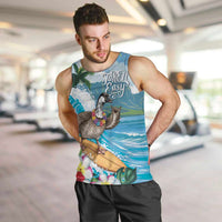 Aloha Hawaii Shaka Nene Goose Men Tank Top Surfing Take It Easy - Polynesian Pride