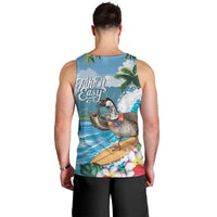 Aloha Hawaii Shaka Nene Goose Men Tank Top Surfing Take It Easy - Polynesian Pride