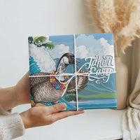 Aloha Hawaii Shaka Nene Goose Wrapping Paper Surfing Take It Easy - Polynesian Pride