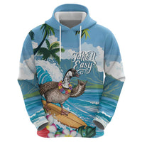 Aloha Hawaii Shaka Nene Goose Zip Hoodie Surfing Take It Easy - Polynesian Pride