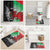 New Zealand and Wales Rugby Custom Bathroom Set Aotearoa All Black Combine Welsh Dragon - Polynesian Pride