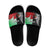 New Zealand and Wales Rugby Custom Slide Sandals Aotearoa All Black Combine Welsh Dragon - Polynesian Pride