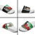 New Zealand and Wales Rugby Custom Slide Sandals Aotearoa All Black Combine Welsh Dragon - Polynesian Pride