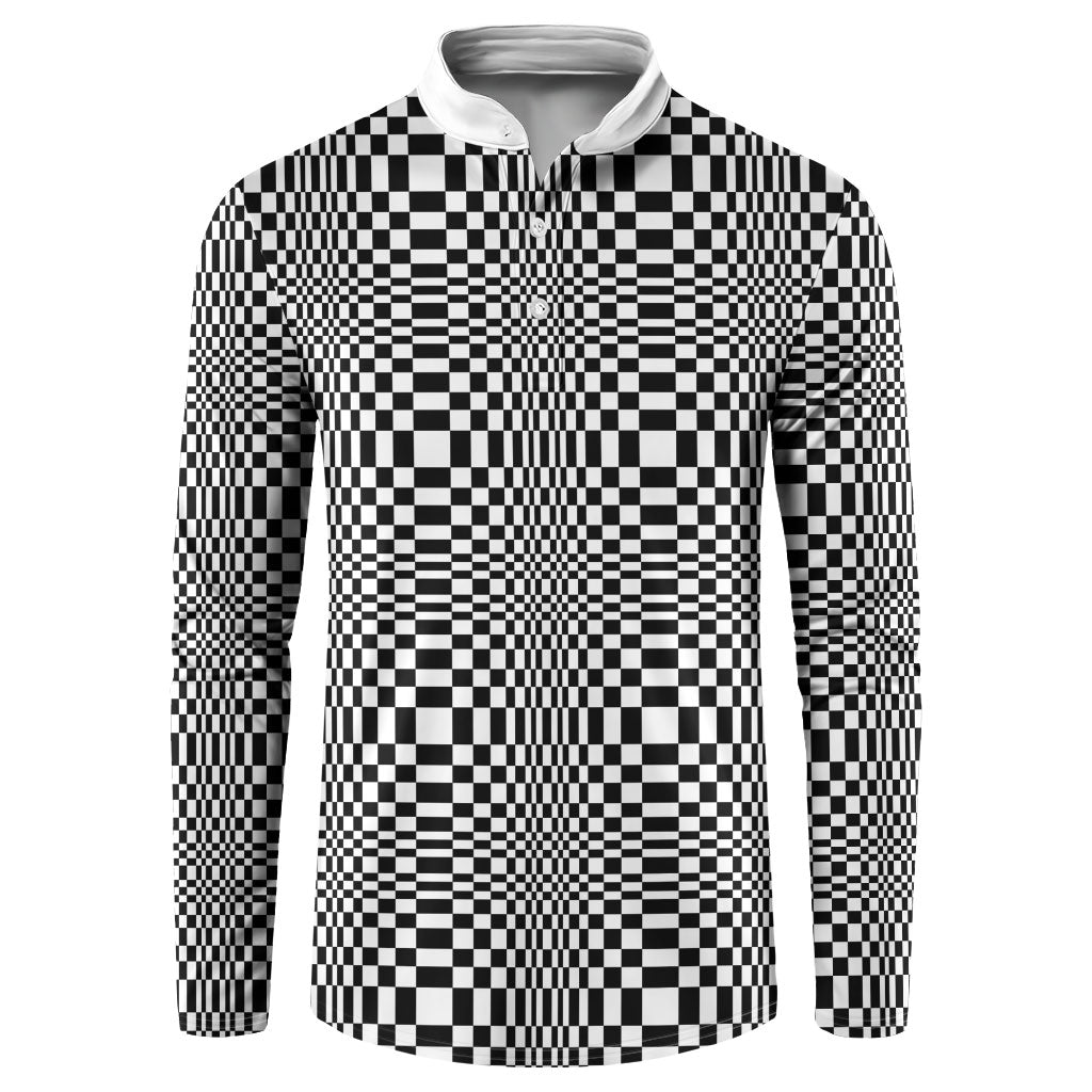 Black White Filipino Binakol Motifs Button Sweatshirt Mabuhay Philippines Festival Kusikus Pattern LT14 Black - Polynesian Pride