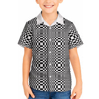 Black White Filipino Binakol Motifs Hawaiian Shirt Mabuhay Philippines Festival Kusikus Pattern LT14 - Polynesian Pride