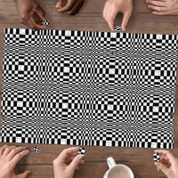 Black White Filipino Binakol Motifs Puzzle Mabuhay Philippines Festival Kusikus Pattern LT14 - Polynesian Pride