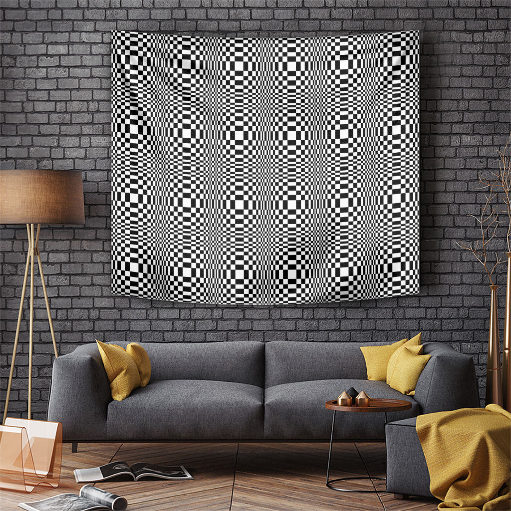 Black White Filipino Binakol Motifs Tapestry Mabuhay Philippines Festival Kusikus Pattern LT14 Black - Polynesian Pride