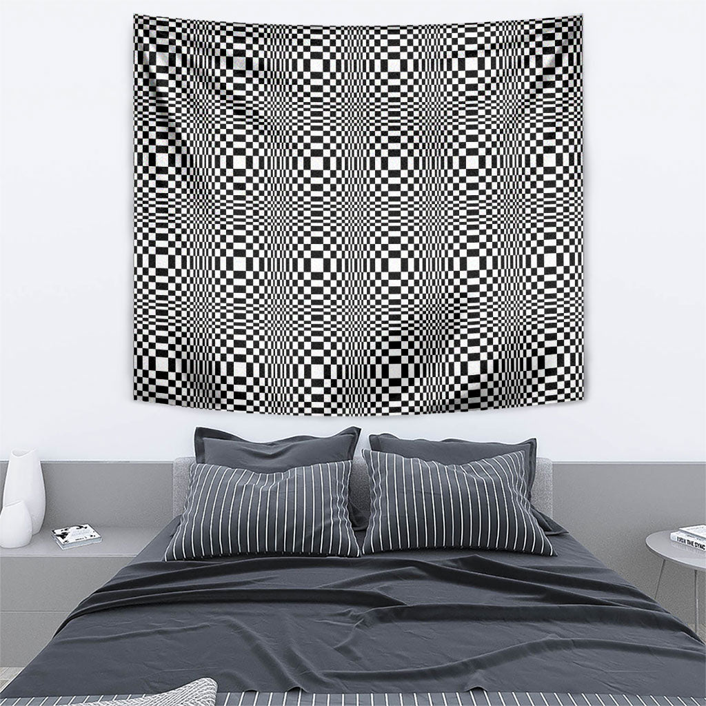 Black White Filipino Binakol Motifs Tapestry Mabuhay Philippines Festival Kusikus Pattern LT14 - Polynesian Pride