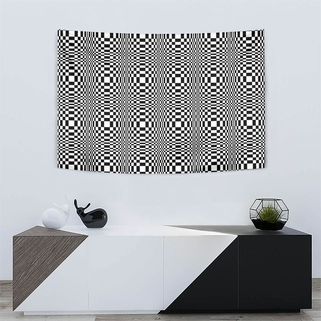 Black White Filipino Binakol Motifs Tapestry Mabuhay Philippines Festival Kusikus Pattern LT14 - Polynesian Pride