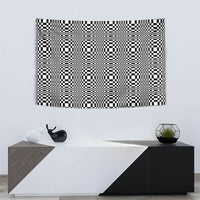 Black White Filipino Binakol Motifs Tapestry Mabuhay Philippines Festival Kusikus Pattern LT14 - Polynesian Pride
