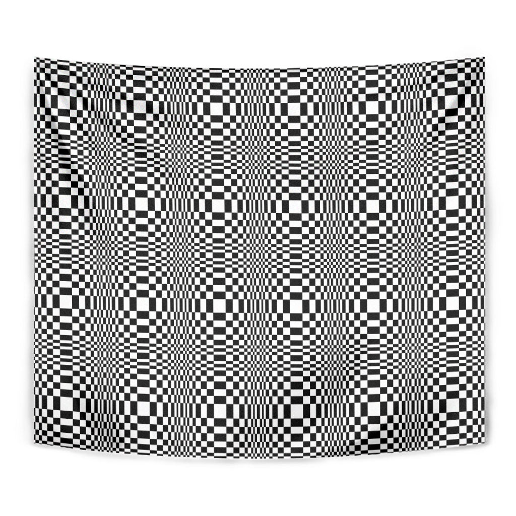 Black White Filipino Binakol Motifs Tapestry Mabuhay Philippines Festival Kusikus Pattern LT14 - Polynesian Pride