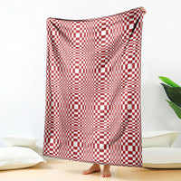 Red White Filipino Binakol Motifs Blanket Mabuhay Philippines Festival Kusikus Pattern LT14 - Polynesian Pride
