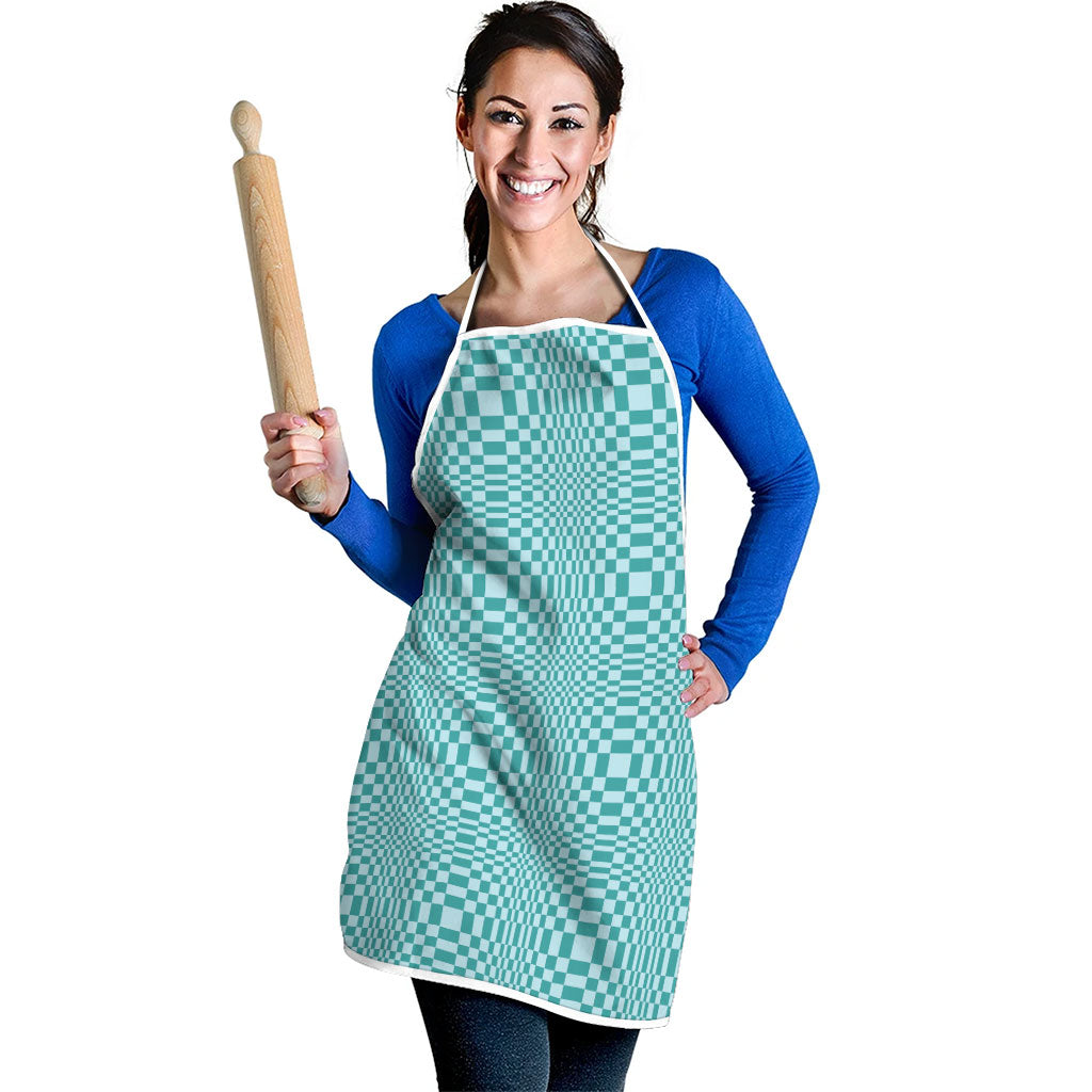 Cyan Filipino Binakol Motifs Apron Mabuhay Philippines Festival Kusikus Pattern LT14 - Polynesian Pride