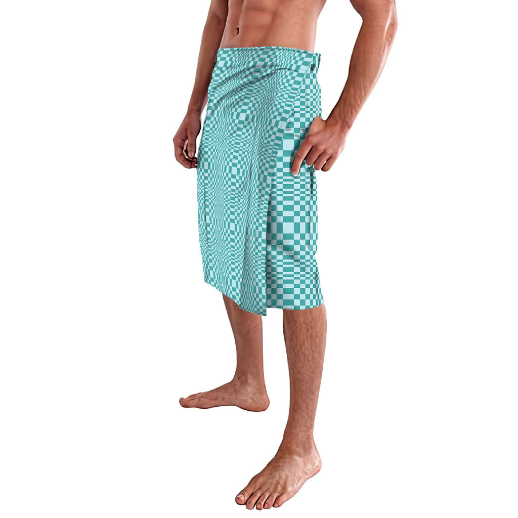 Cyan Filipino Binakol Motifs Lavalava Mabuhay Philippines Festival Kusikus Pattern LT14 - Polynesian Pride