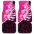 New Zealand Silver Fern Rugby Custom Car Mats All Black Maori Pattern Pink - Polynesian Pride