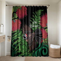 Meri Kirihimete New Zealand Bathroom Set Piwakawaka Koru Fern Mix Pohutukawa - Polynesian Pride