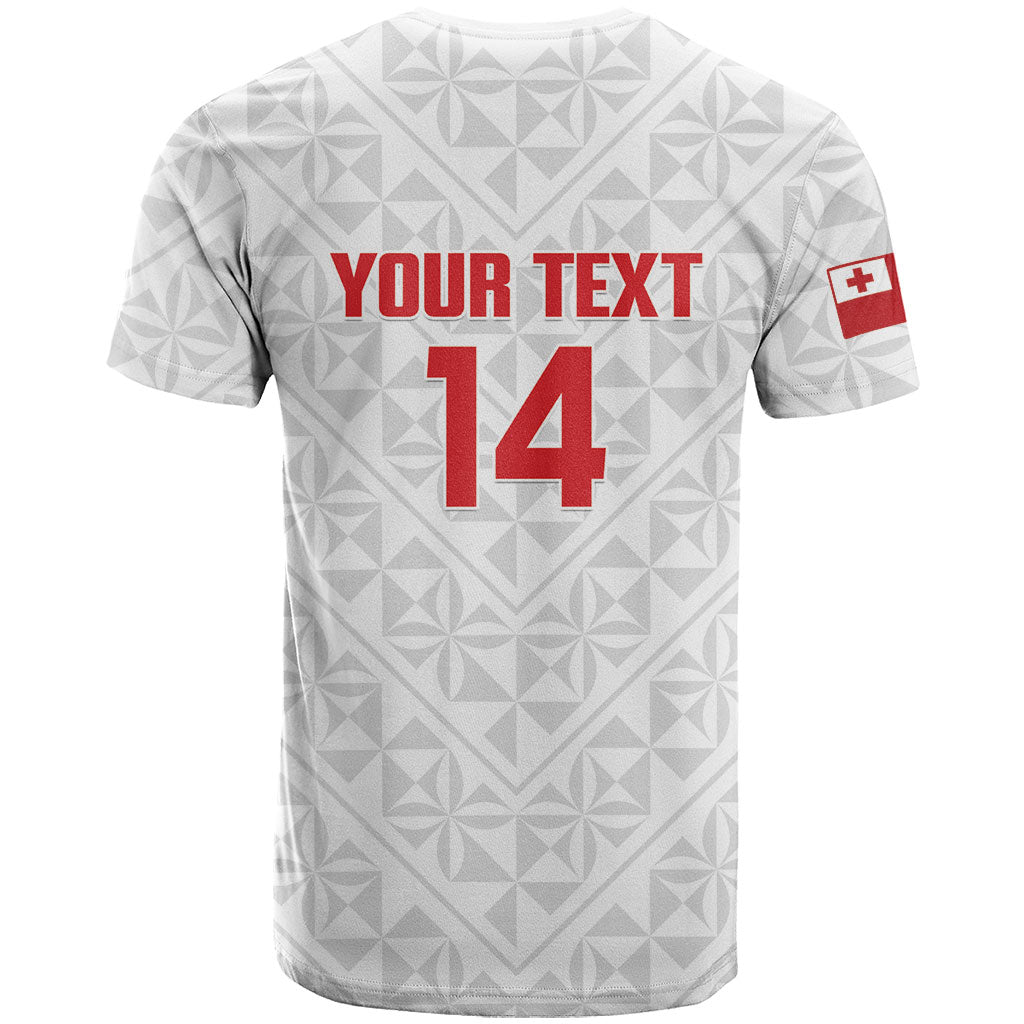 Mate Maa Tonga Rugby Custom T Shirt 2026 Tongan Ngatu Pattern LT14 - Polynesian Pride