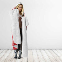 Custom Tonga Mate Maa Hooded Blanket Go Champions Tongan Ngatu - Red