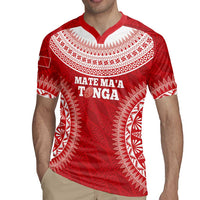 Custom Tonga Mate Maa Rugby Jersey Go Champions Tongan Ngatu - Red