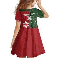 Custom Mate Maa Tonga And Kangaroo Australia Family Matching Tank Maxi Dress and Hawaiian Shirt Tongan Kupesi Mix Aboriginal Art