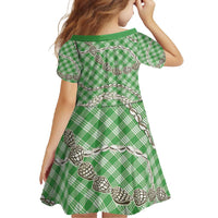 Green Aloha Hawaii Shell Lei Family Matching Off Shoulder Maxi Dress and Hawaiian Shirt Palaka Hebrew Cone Honey Cowrie Elegant Curves - Polynesian Pride