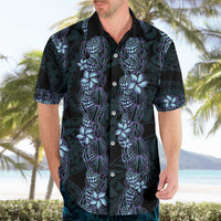 Purple Paradise Hawaii Shell Lei Hawaiian Shirt Hawaiian Sunrise Shell Hebrew Cone Plumeria - Polynesian Pride