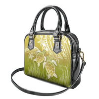 Polynesia Sea Turtle Shoulder Handbag Happy Valentine Day Polynesian - Gold LT14 - Polynesian Pride